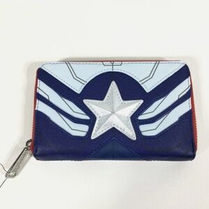 Loungefly Hard Tag Marvel The Falcon Winter Soldier Zip Around Wallet NWT